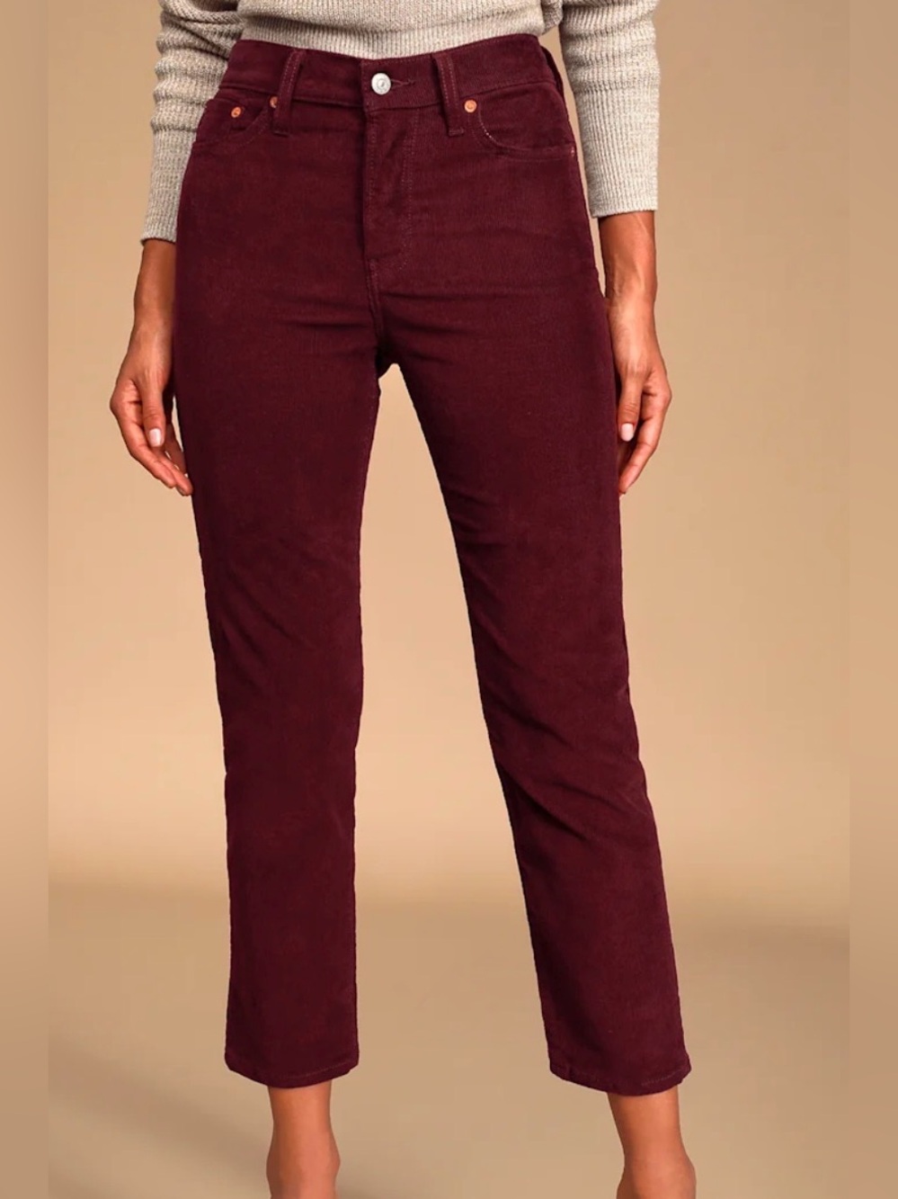 New - Women’s Levi’s Wedgie Skinny Micro- Corduroy pants